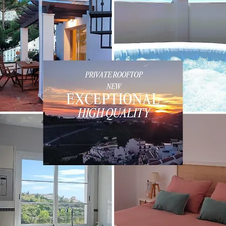 Penthouse With Hot Tub And Air Conditioning Offering Breathtaking Panoramic Mountain And Sea Views *
